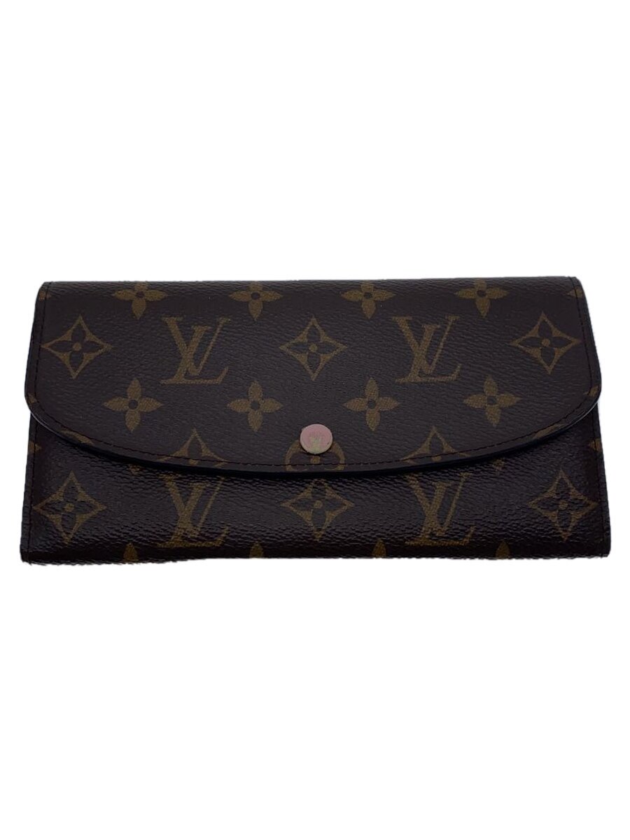 【中古】LOUIS VUITTON◆ポルト・フォイユ・エミリー_モノグラム・キャンバス_BRW_ローズバレリーヌ/PVC/BRW/総柄/レデ【服飾雑貨他】|2nd STREET 店