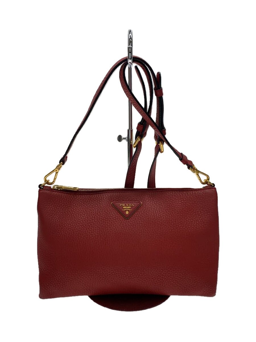 【中古】PRADA◆PRADA プラダ ショルダーバッグ/レザー/RED/BT0997【バッグ】|2nd STREET 店