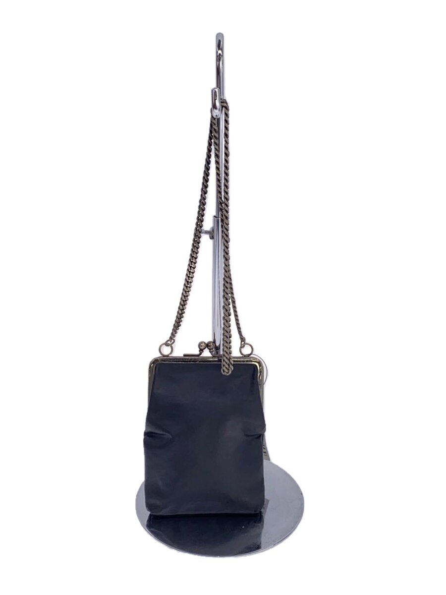 【中古】Jean Paul Gaultier◆金入れミニショルダーバッグ/PVC/BLK【御徒面子】