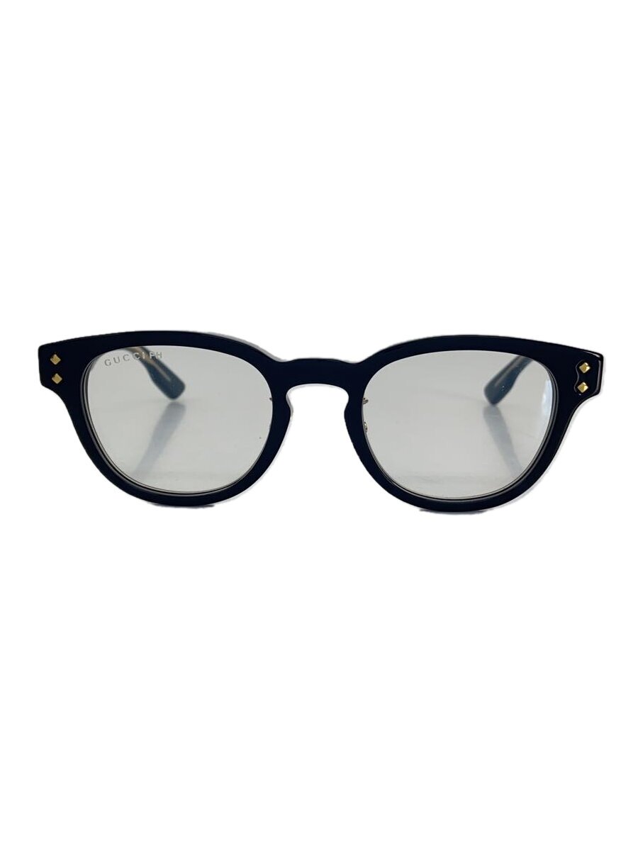 【中古】GUCCI◆眼鏡/ウェリントン/可塑性物質/BLK/CLR/メンズ/GG1470SJ【服飾雑貨他】