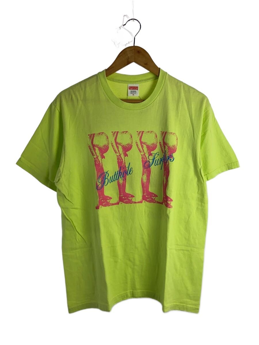 【中古】Supreme◆プルオーバー/Butthole Surfers Tee/M/綿織物/GRN/刷り上げる【メンズウェア】