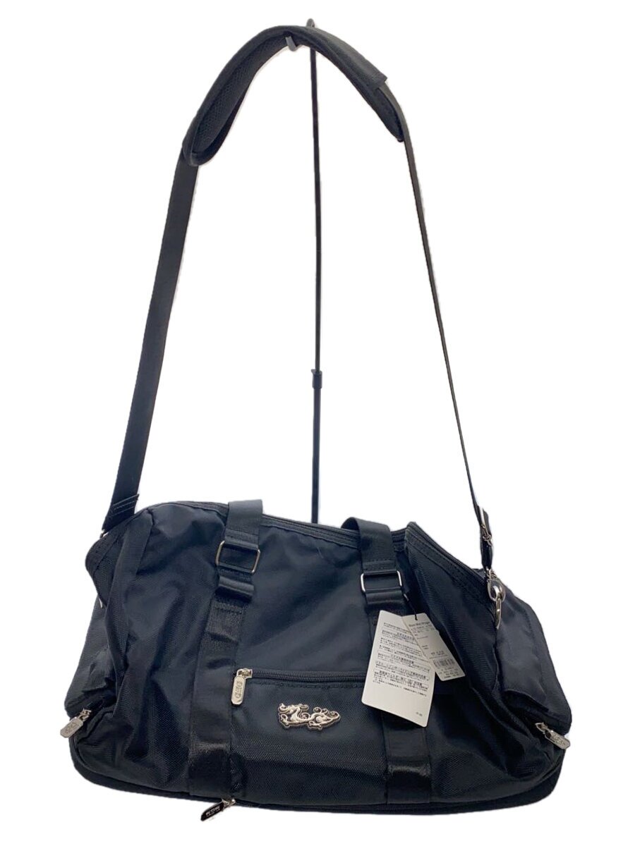 【中古】Dance With Dragon◆ボストンバッグ/--/BLK/D3-308014【御徒面子】