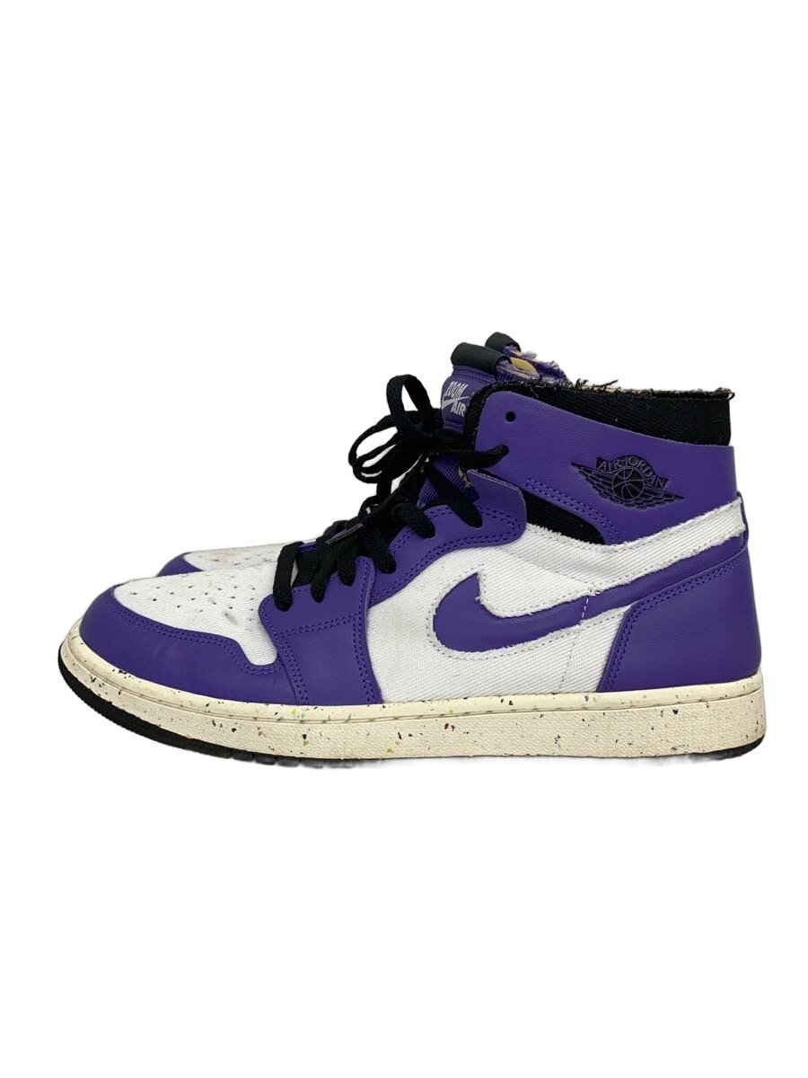 【中古】NIKE◆AIR JORDAN 1 ZOOM AIR CMFT_エアジョーダン 1 望遠レンズ コンフォート/28.5糎/PU【シューズ】