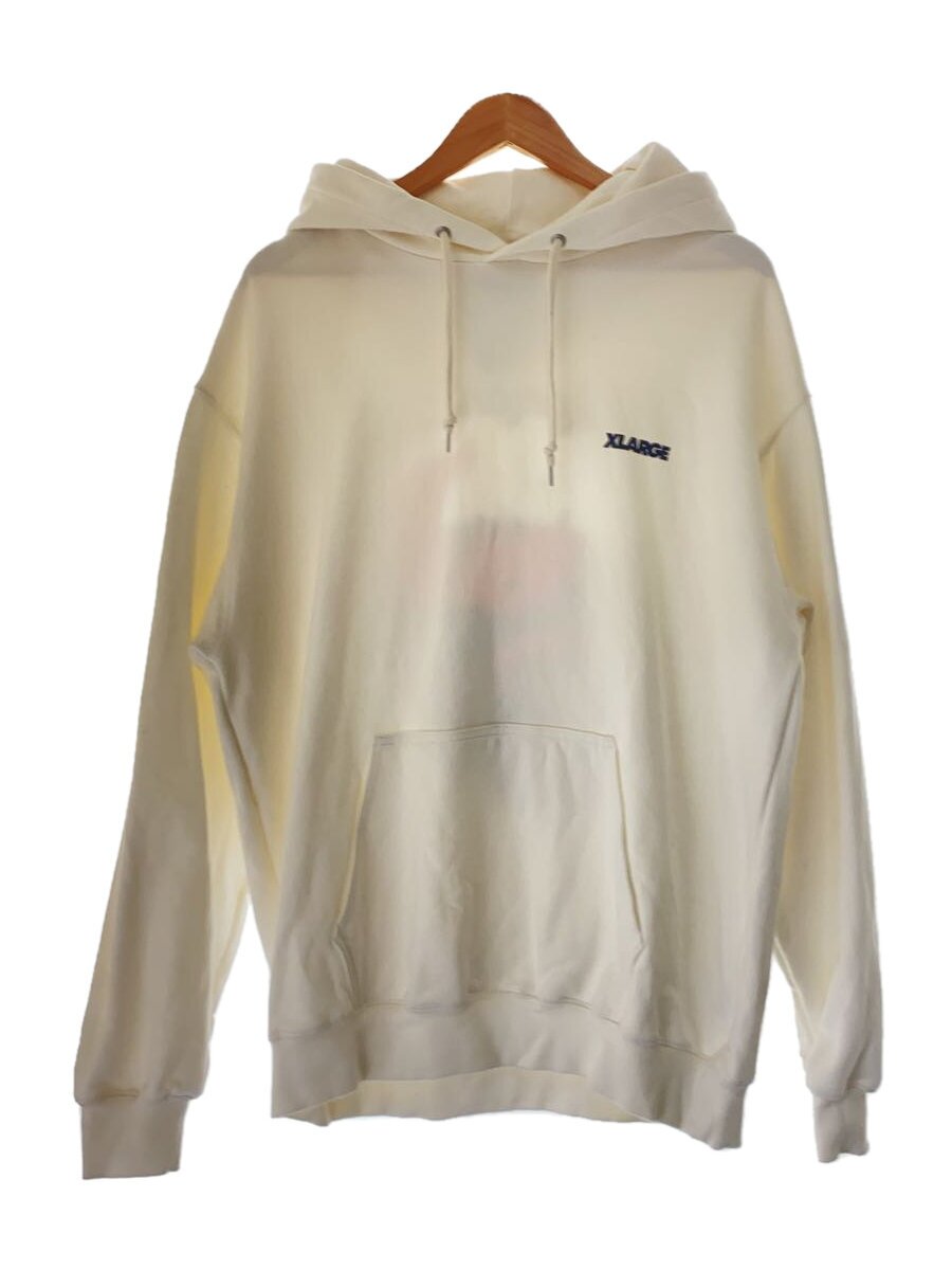 【中古】X-LARGE◆パーカー/L/綿織物/WHT/149234012001【メンズウェア】