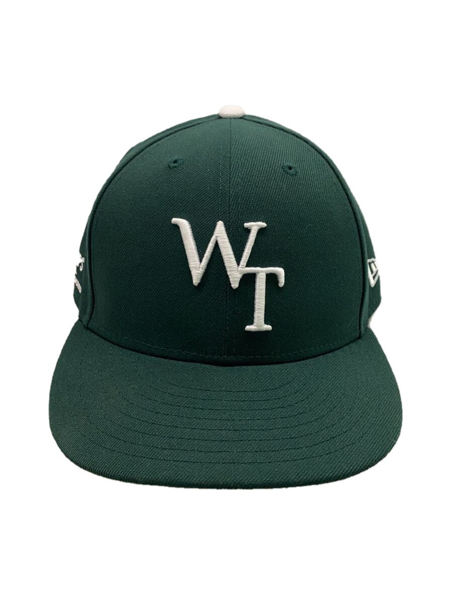 【中古】WTAPS◆鳥打ち帽/7 3/8/ポリエステル/GRN/メンズ/241NENED-HT01【服飾雑貨他】
