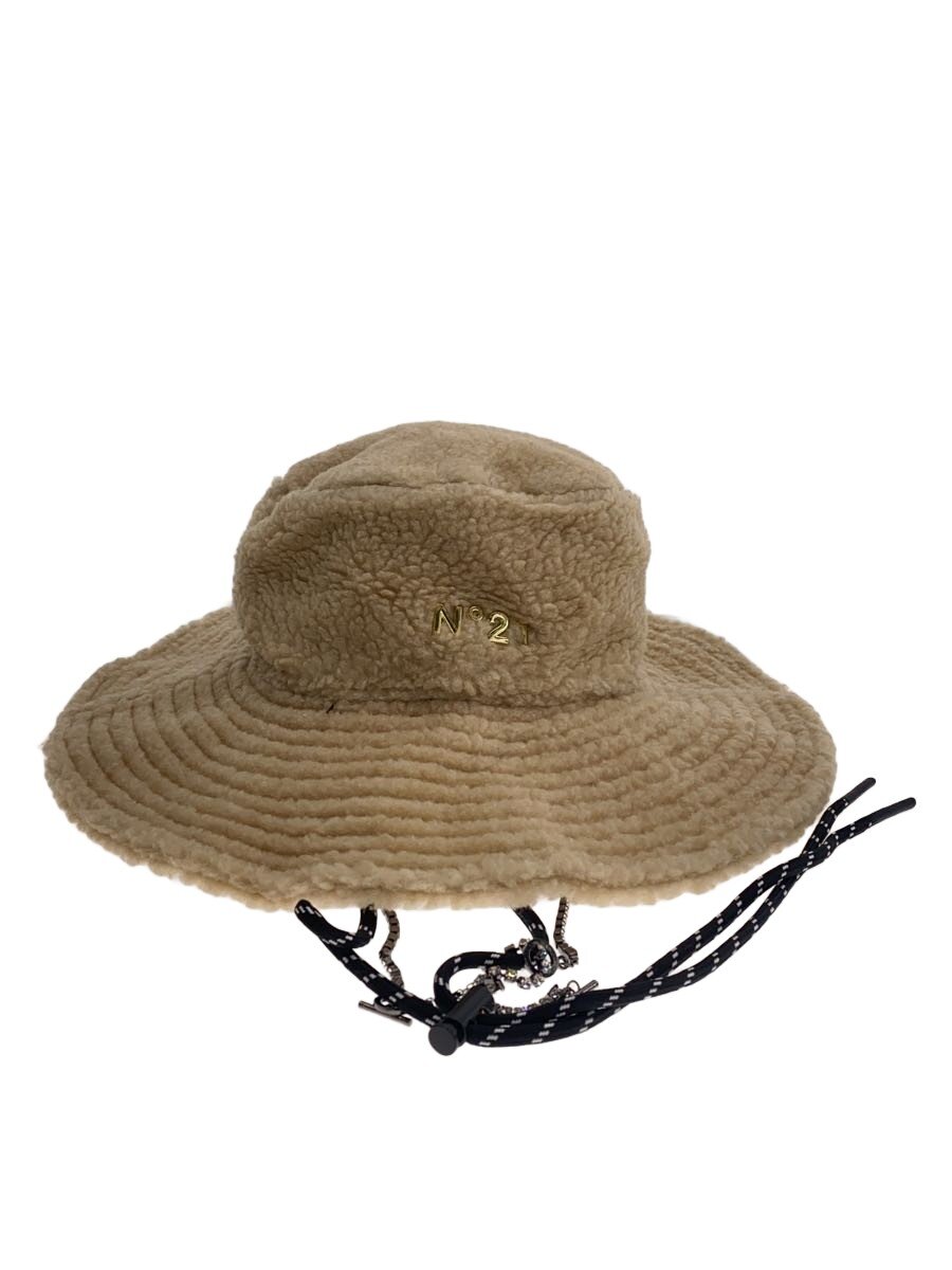 【中古】NEW ERA◆N21XNE-AWB・どんぶり鉢チェーン店付き添い人かぶり笠/M-L/ポリエステル/BEG/無地/レディース【服飾雑貨他】