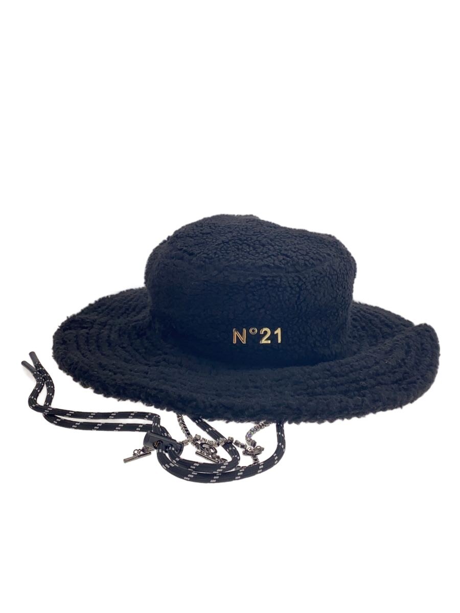 【中古】NEW ERA◆N21XNE-AWB・どんぶり鉢チェーン店付き添い人かぶり笠/M-L/ポリエステル/BLK/無地/レディース【服飾雑貨他】