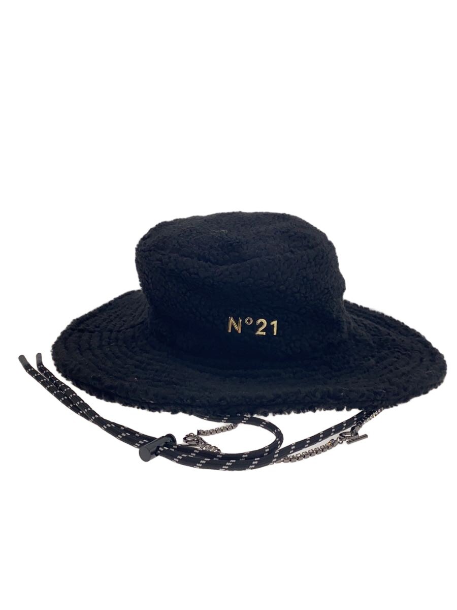 【中古】NEW ERA◆N21XNE-AWB・どんぶり鉢チェーン店付き添い人かぶり笠/M-L/ポリエステル/BLK/無地/レディース【服飾雑貨他】