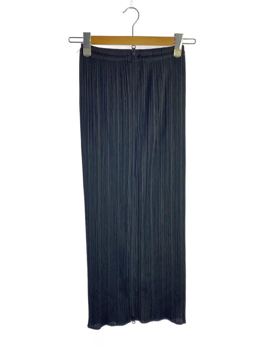 【中古】PLEATS PLEASE ISSEY MIYAKE◆ロングスコート/1/ポリエステル/BLK/PP04-JG370【レディース御召しもの】