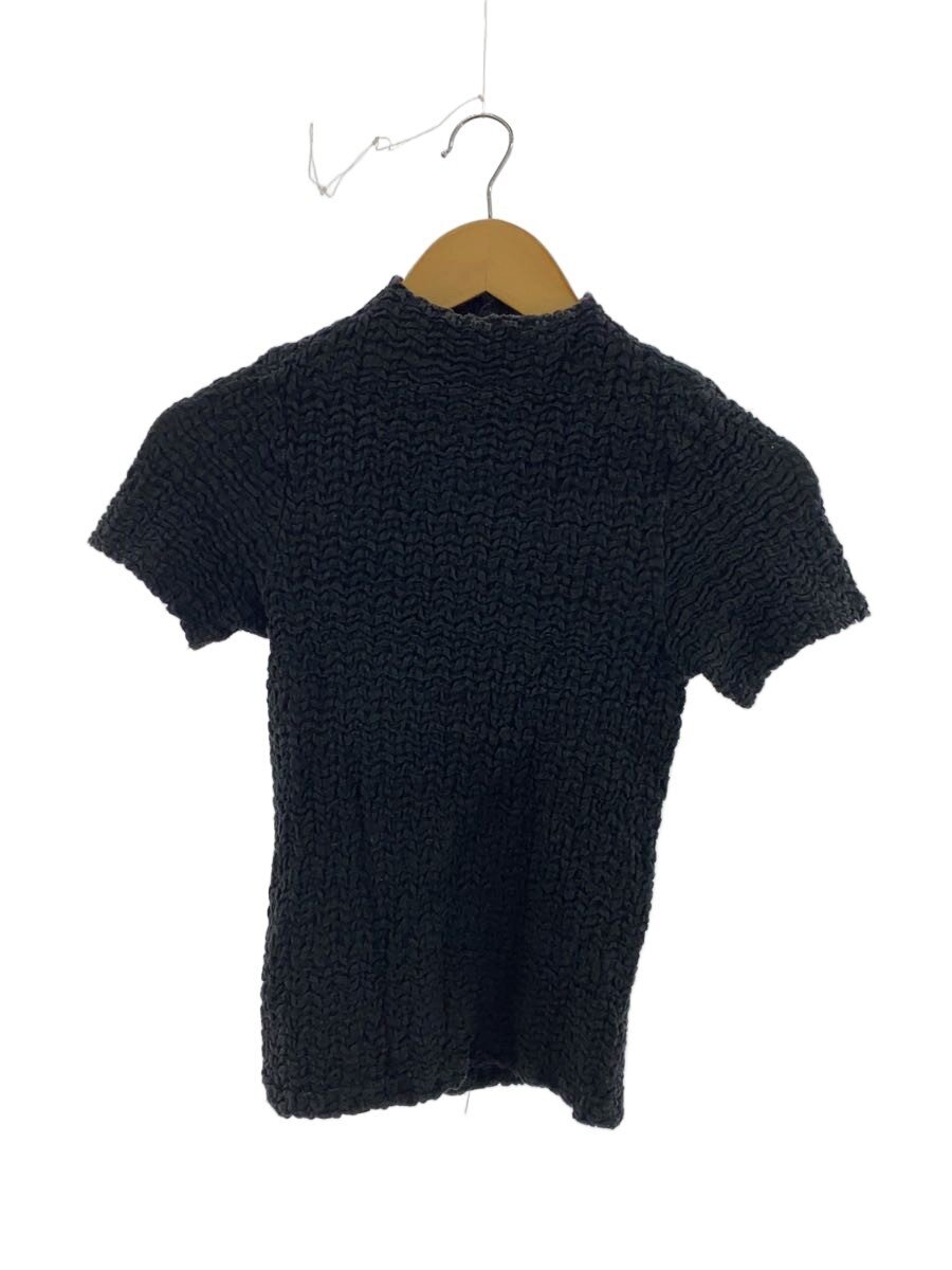【中古】LOW CLASSIC◆WRINKLE TOP/トップス/XS/BLK/LOW22PF-TS03BK【レディース御召しもの】
