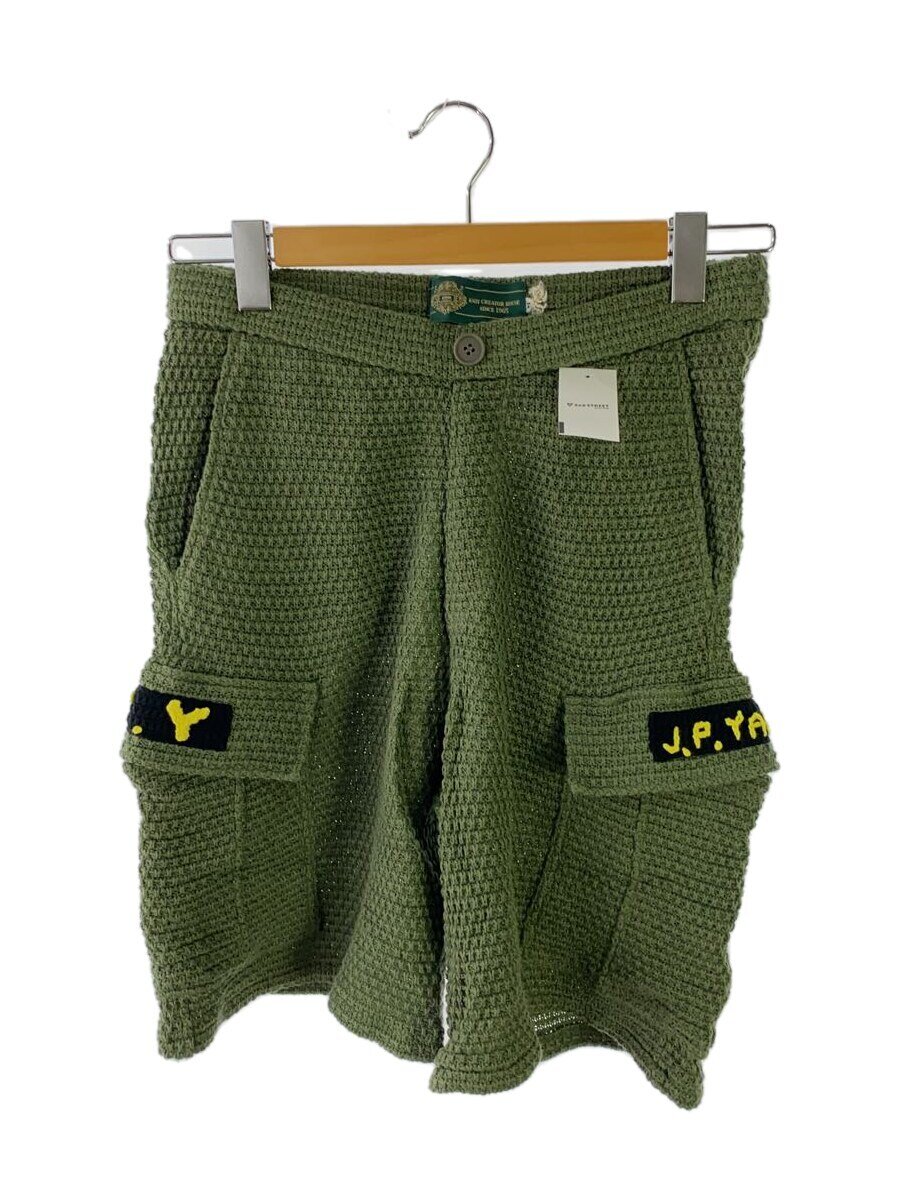 【中古】GIM CONTEXT◆遊撃手ズボン下/M/綿織物/GRN/Basket Weave Cargo Knit Shorts//【メンズウェア】