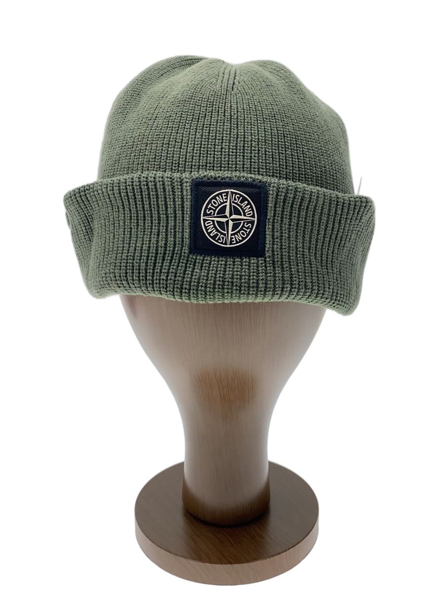 【中古】STONE ISLAND◆編み物旗がしら/--/綿織物/GRN/メンズ//【服飾雑貨他】