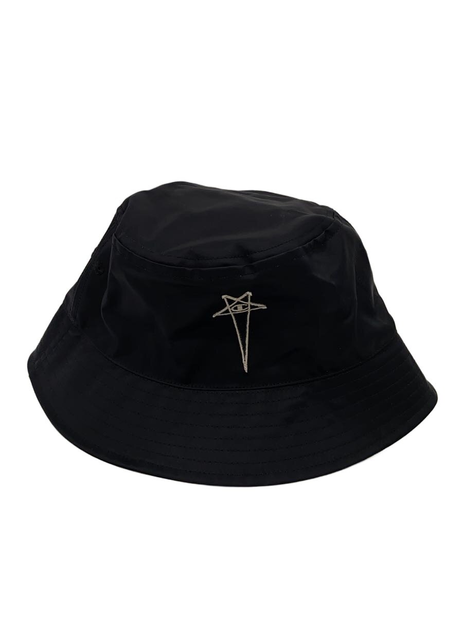 【中古】Rick Owens◆井戸釣瓶かぶり笠/--/ナイロン/BLK/メンズ/コマーシャル01E6202-CHNY【服飾雑貨他】