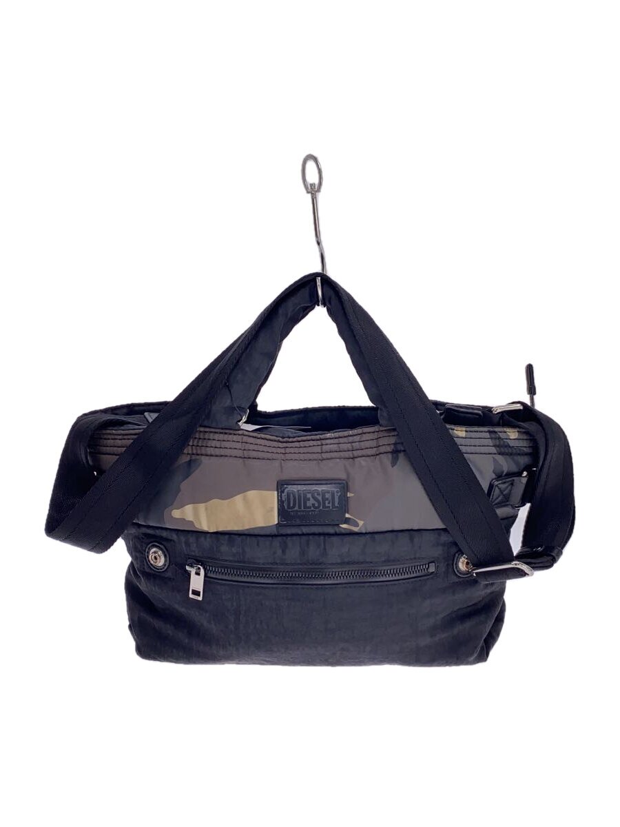 【中古】DIESEL◆ハンドバック/ナイロン/BLK/家鴨フラ/DSF5044【御徒面子】
