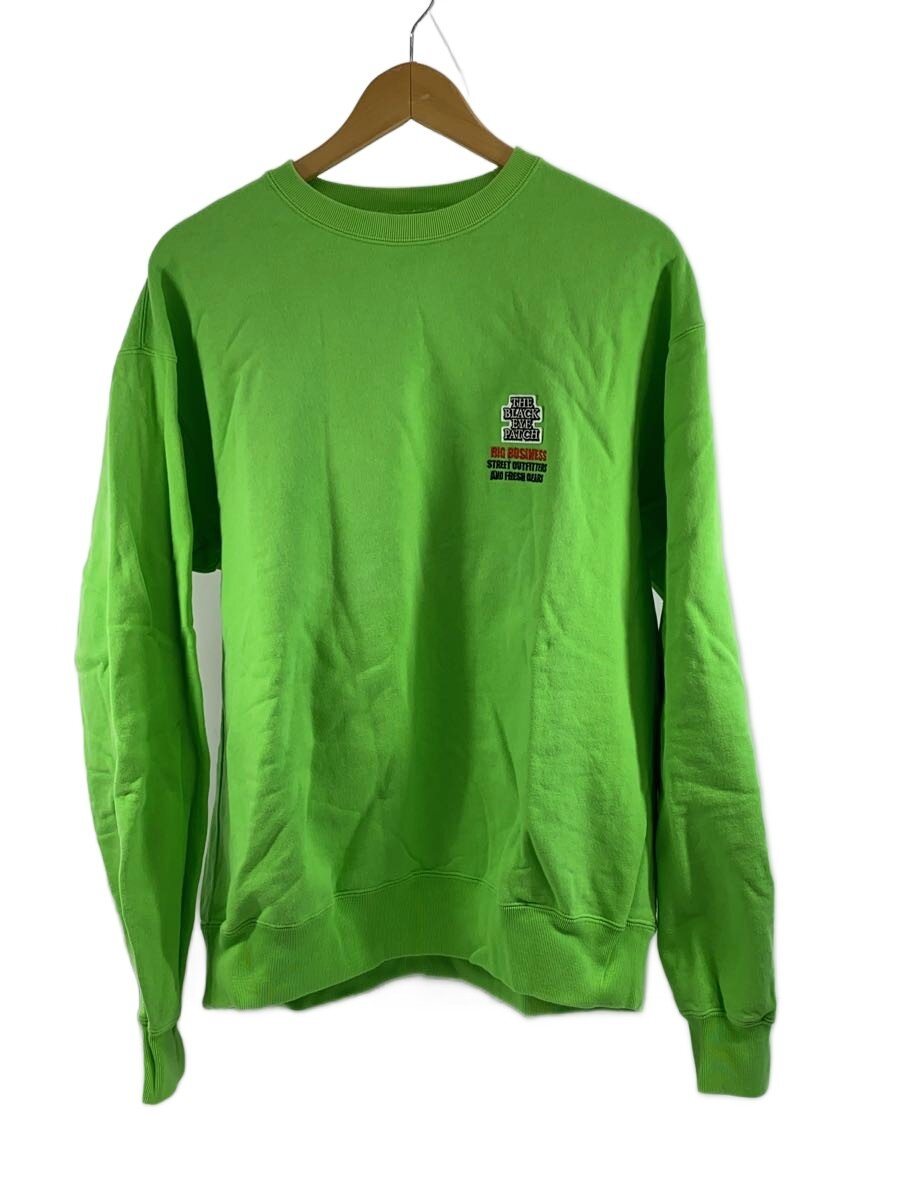 【中古】THE BLACK EYE PATCH◆BIG BUSINESS OG LABEL CREW SWEAT/スウェット/L/コットン/GRN【メンズウェア】｜2ｎｄ STREET 店 9,187円