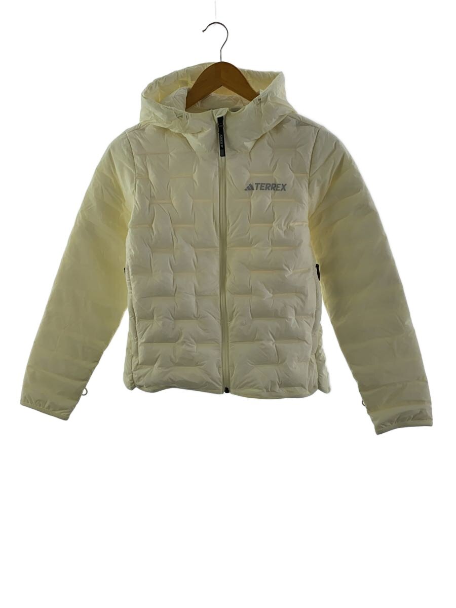 【中古】adidas◆ダウンジャケット/S/ナイロン/IVO/無地/IY0063【レディースウェア】|2nd STREET 店