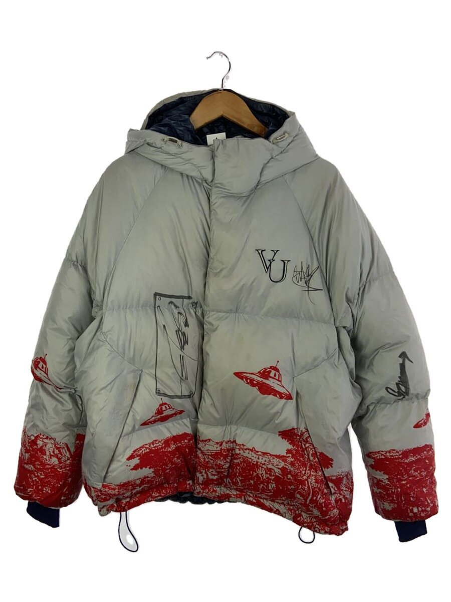【中古】UNDERCOVER◆19AW×VALENTINO/落ちこむ上衣/3/ポリエステル/GRY/UCX4205-02//【メンズウェア】