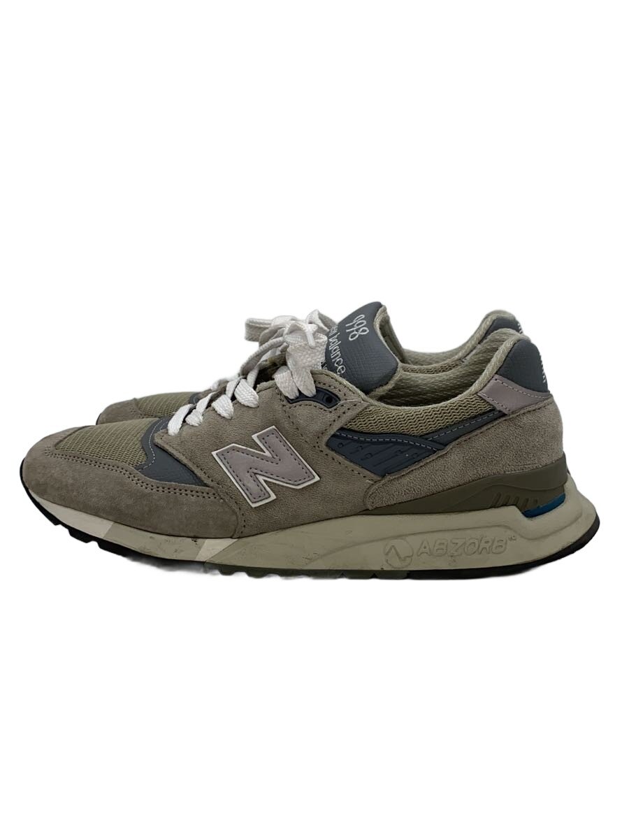 【中古】NEW BALANCE◆ローカットスニーカー/27.5珊/GRY/U998GR【シューズ】