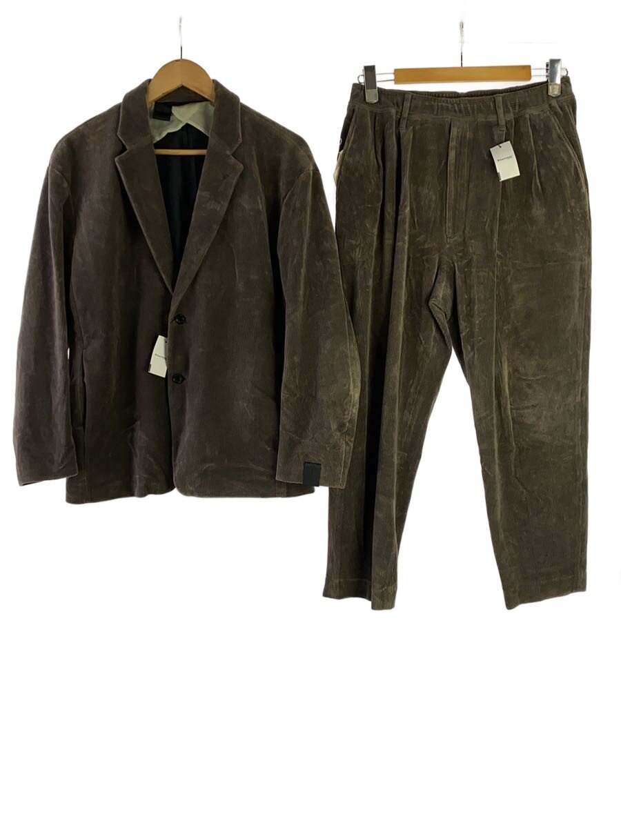 【中古】N.HOOLYWOOD◆セットアップ/36/コール天/赤銅色/2202-JK06-007/2202-PT07-007【メンズウェア】