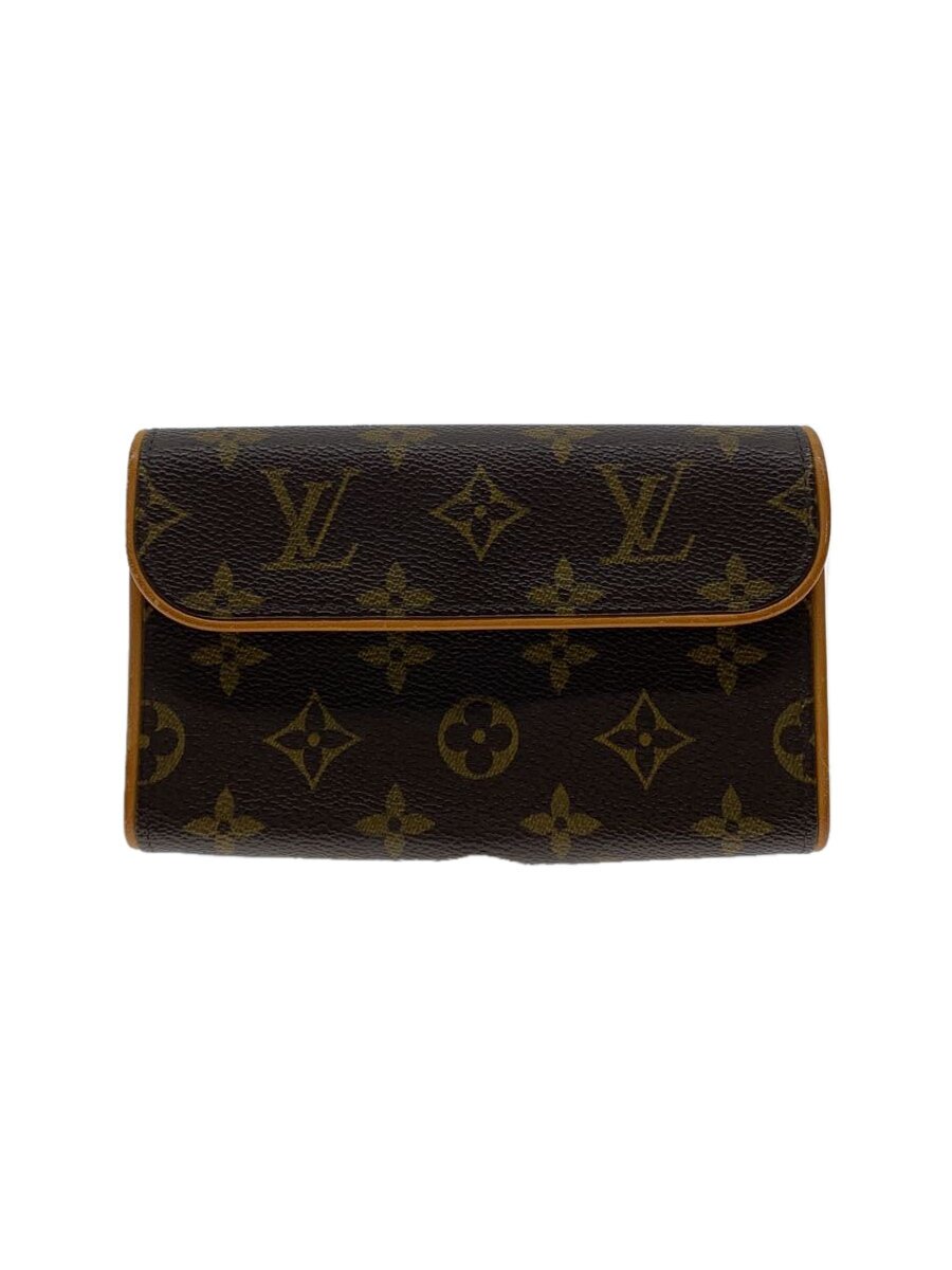 【中古】LOUIS VUITTON◆ポシェットフロランティーヌ/酉の方角御徒面子/PVC/赤銅色/モノグラム/M51855/ルイヴィトン【御徒面子】