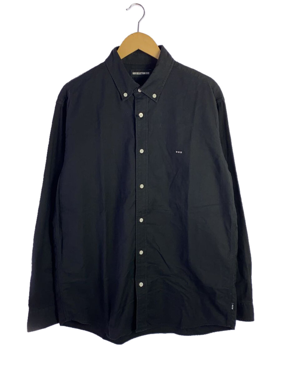 【中古】GOD SELECTION XXX◆長袖プルオーバー/XL/綿織物/黒いこと/無地//【メンズウェア】