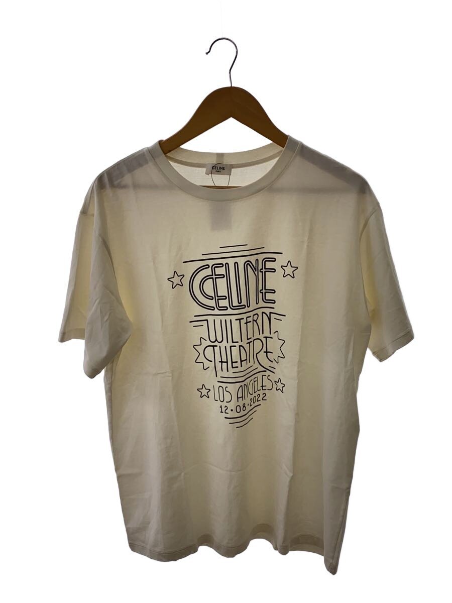 【中古】CELINE◆WILTERN/ウィルターンプリント/S/綿織物/WHT/2X39H671Q【レディースお召しもの】