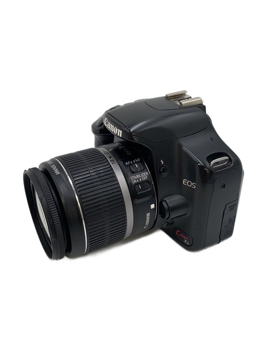 【中古】CANON◆デジタル一眼写真機 EOS Kiss X2 ダブルズームキット DS126181//【写真機】