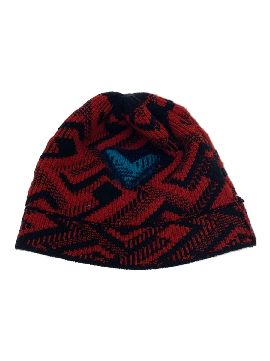 【中古】PRADA◆編み物旗がしら/L/羊毛/RED/メンズ//【服飾雑貨他】