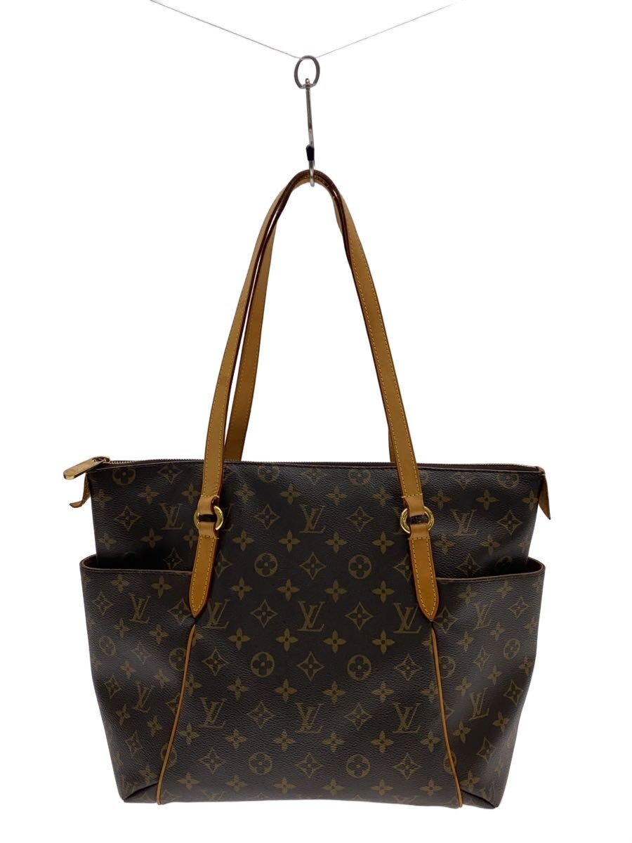 【中古】LOUIS VUITTON◆1)トータリーMM_モノグラム・帆布/PVC/BRW//【御徒面子】