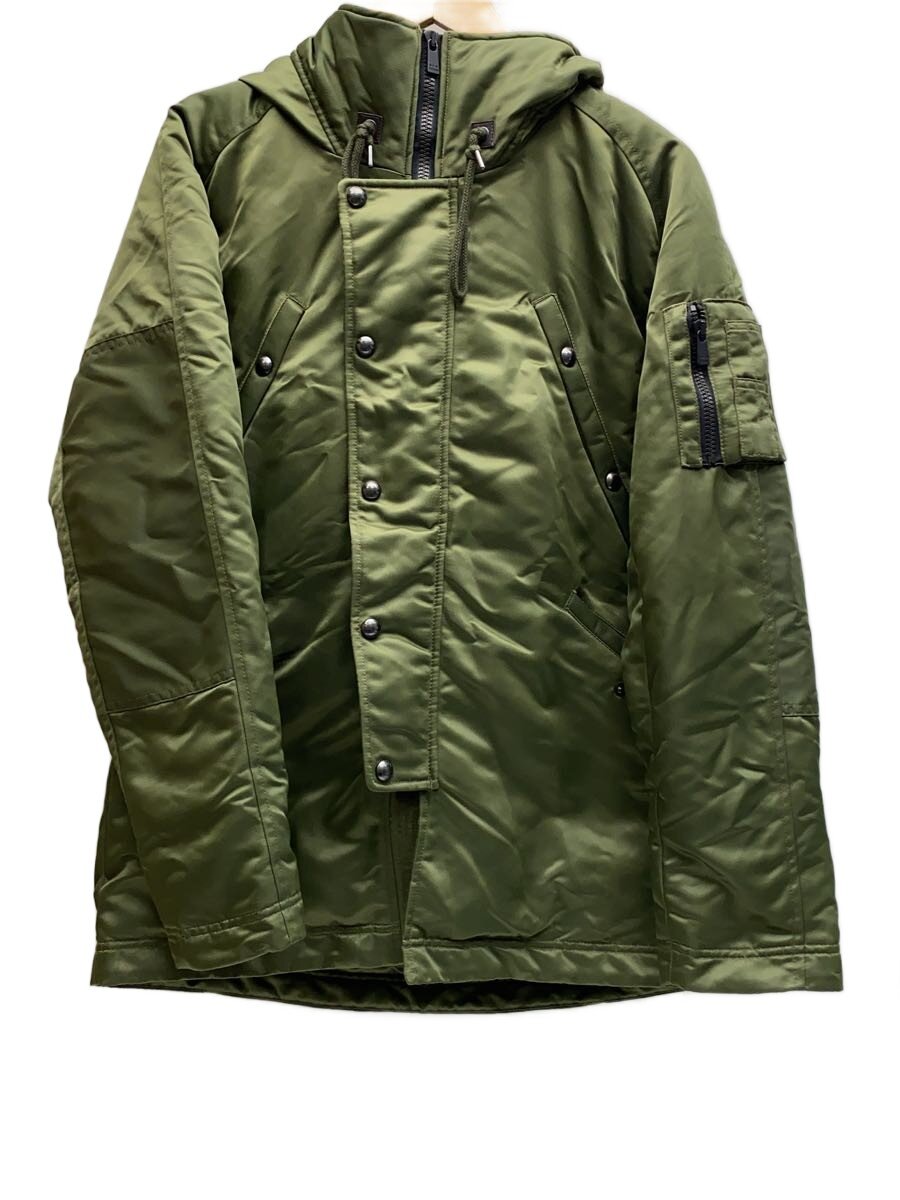 【中古】TATRAS◆ダウンジャケット/2/ナイロン/KHK/無地/MTA17A4319/ファー欠品/袖ワッペン欠品//【メンズウェア】｜2ｎｄ STREET 店