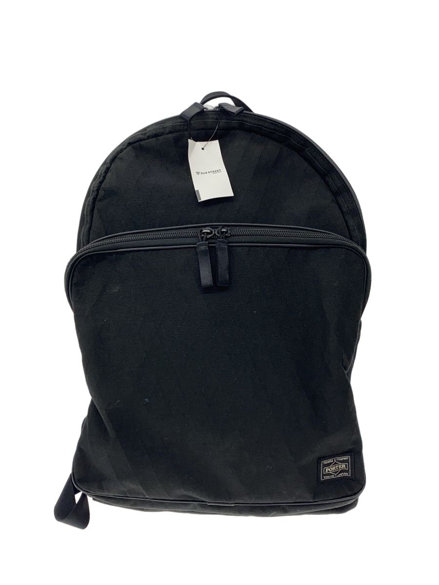 【中古】PORTER◆背嚢/--/BLK/HYBRID DAYPACK【御徒面子】
