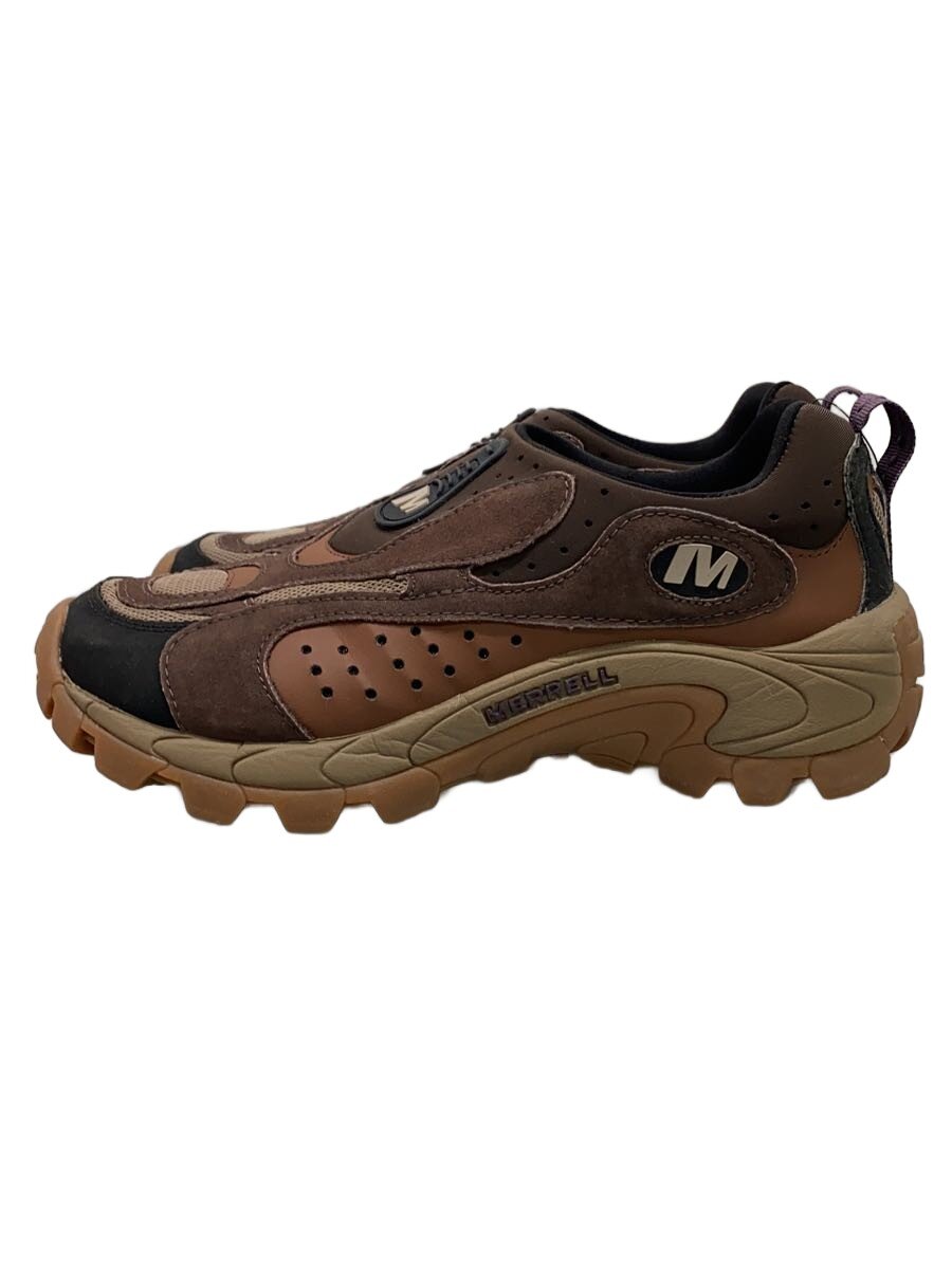 【中古】MERRELL◆Moc Speed Streak Evo/スニーカー/24糎/BRW/J006511【シューズ】