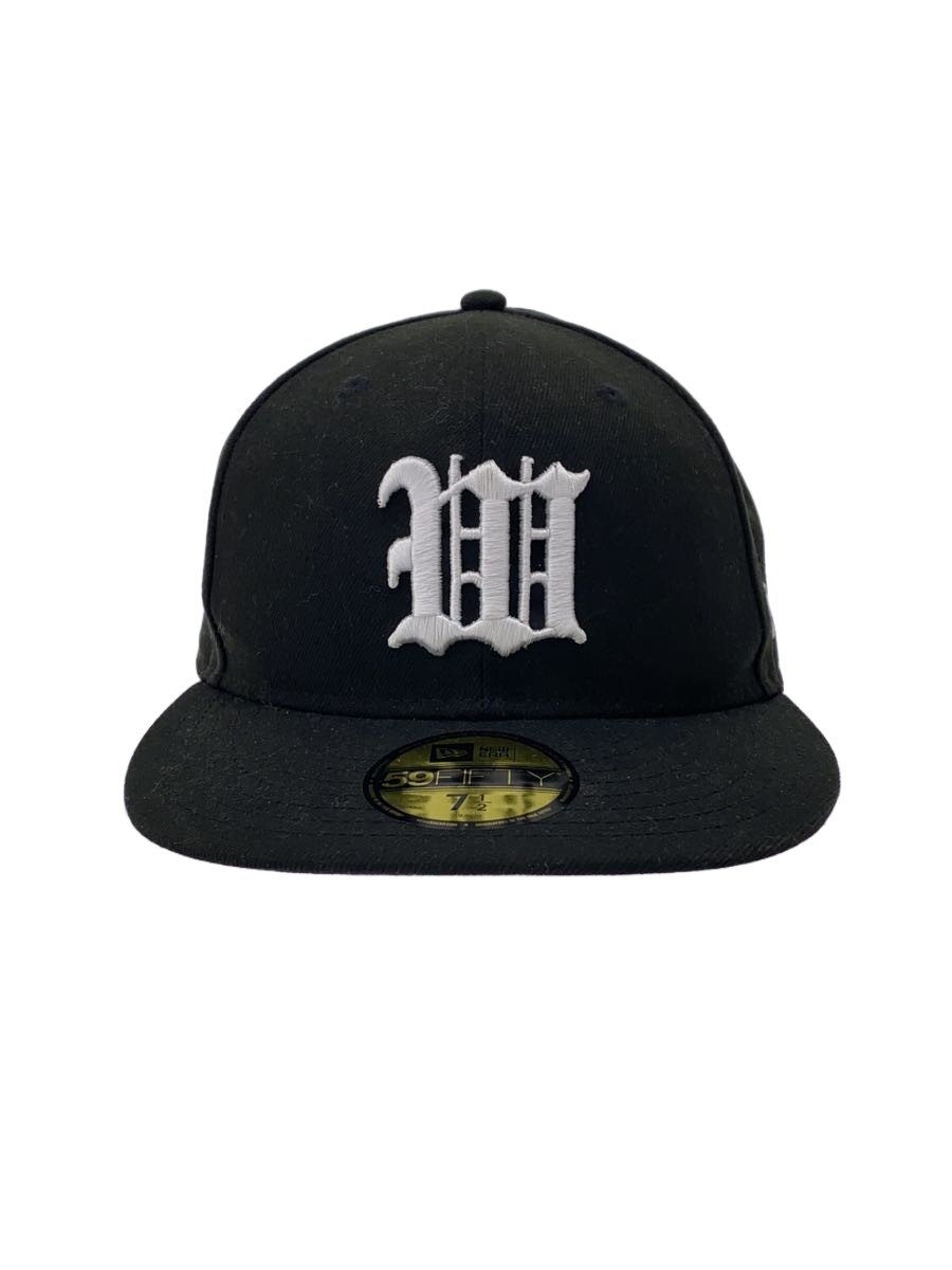【中古】NEW ERA◆×WACKO MARIA/旗がしら/7 1/2/ポリエステル/BLK/無地//【服飾雑貨他】