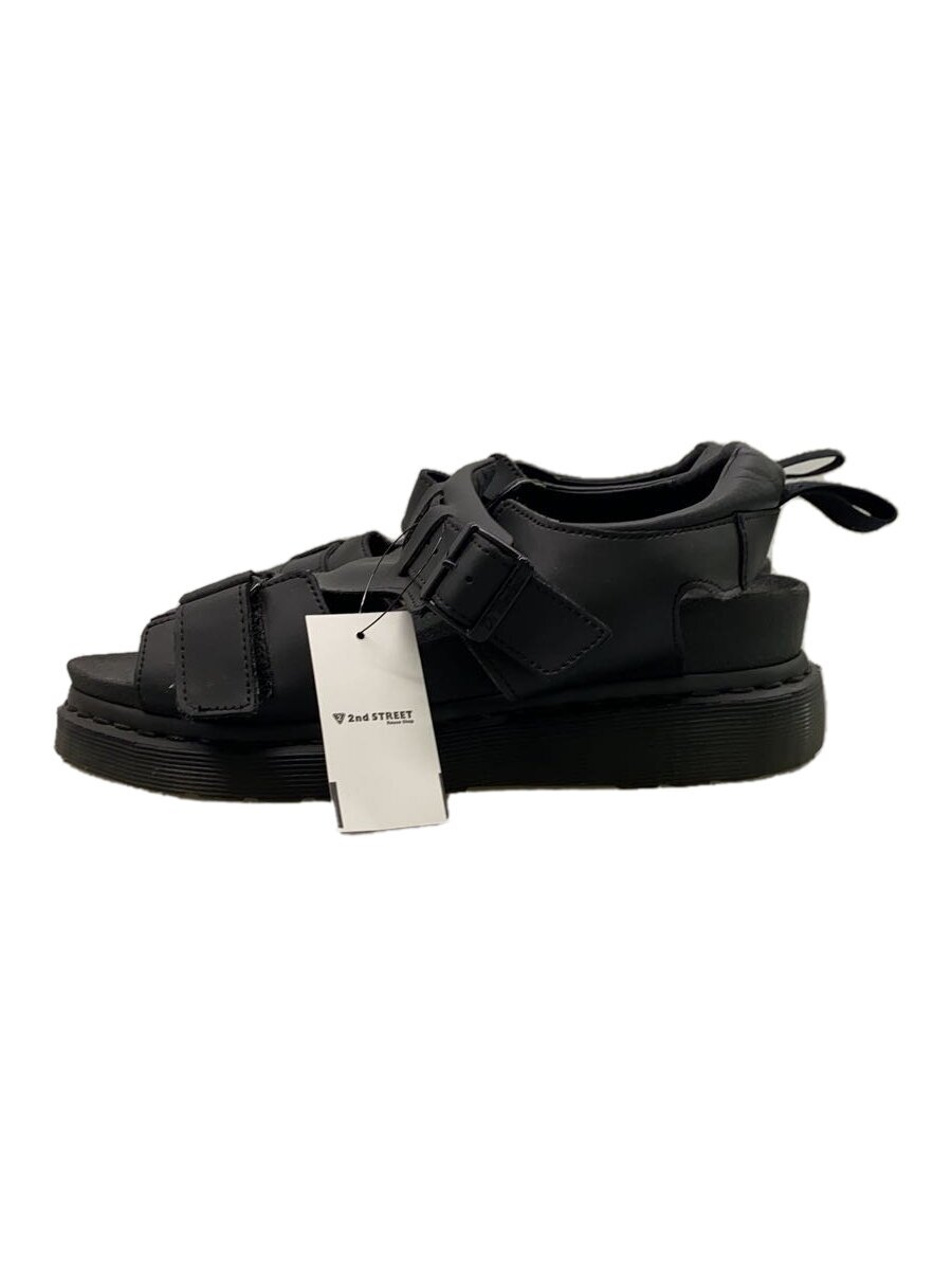 【中古】Dr.Martens◆サンダル/39/黒いこと/KAMILAH/なめし革サンダル/ハイドロなめし革2ストラップサンダル【シューズ】