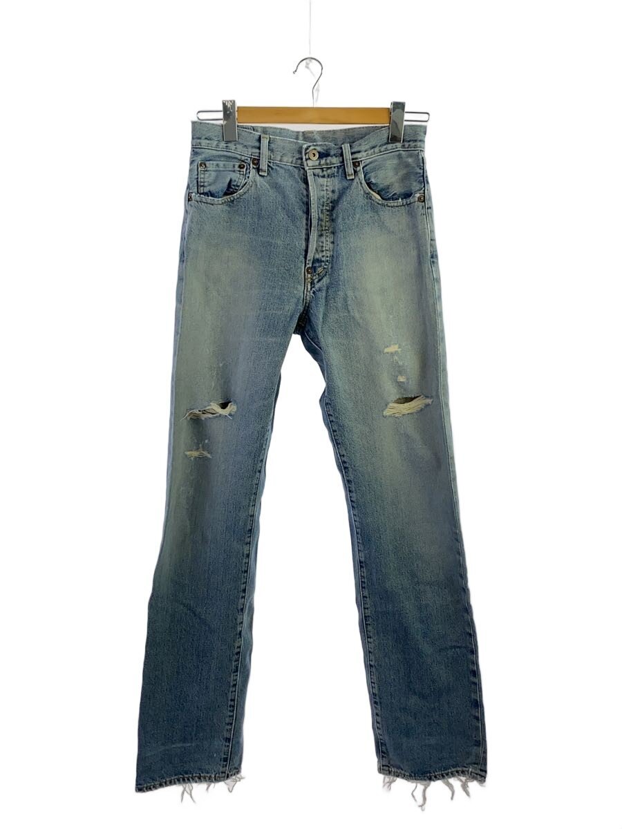 【中古】Levi’s◆刷り直す/702/ジーンズズボン下/日本製/BIG E/赤耳/31/ジーンズ/IDG【メンズウェア】