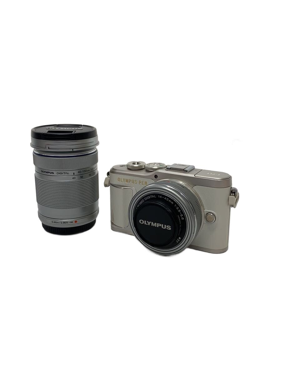 【中古】OM SYSTEM(OLYMPUS)◆デジタル一眼写真機 OLYMPUS PEN E-PL9 EZダブルズームキット [白いこと]【写真機】