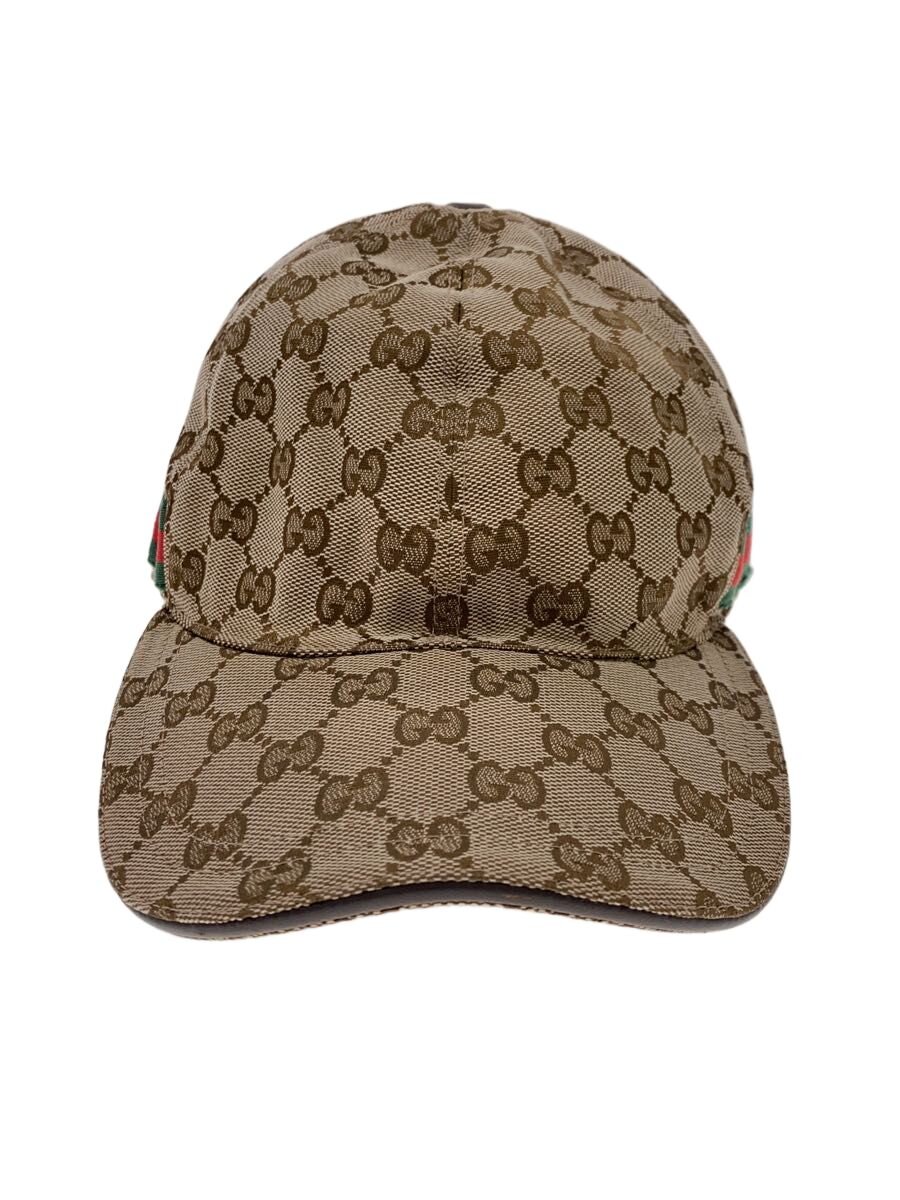 【中古】GUCCI◆キャップ/L/ポリエステル/CML/総柄/メンズ/200035-601564【服飾雑貨他】|2nd STREET 店