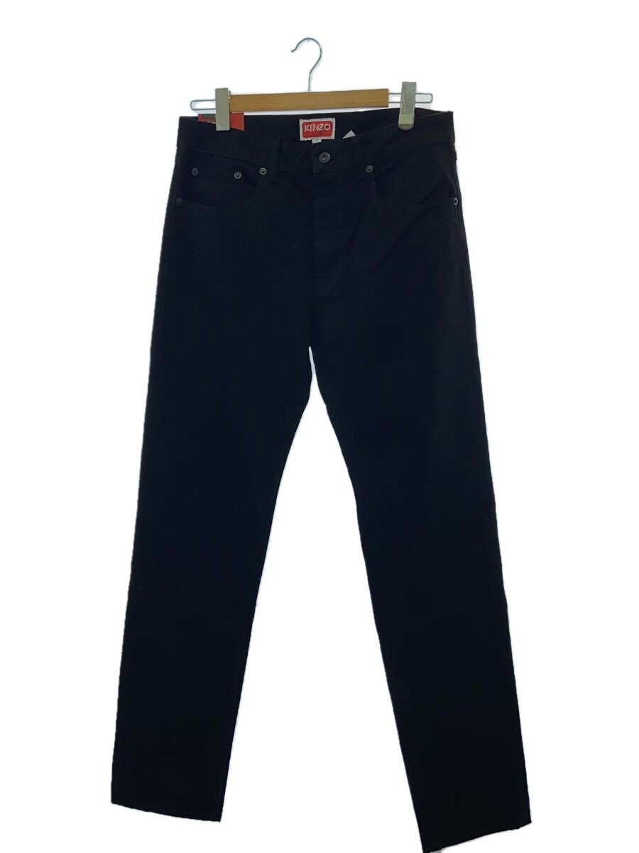 【中古】KENZO◆引っ切り無いズボン下/31/ジーンズ/BLK/無地/FD55DP1016C1【メンズウェア】
