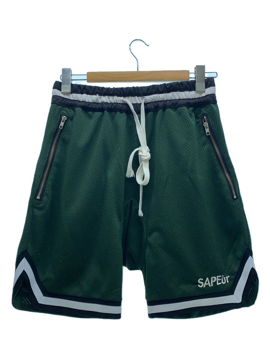 【中古】A Elegantes SAPEur◆ショートパンツ/バスパン/M/ナイロン/GRN//【メンズウェア】|2nd STREET 店