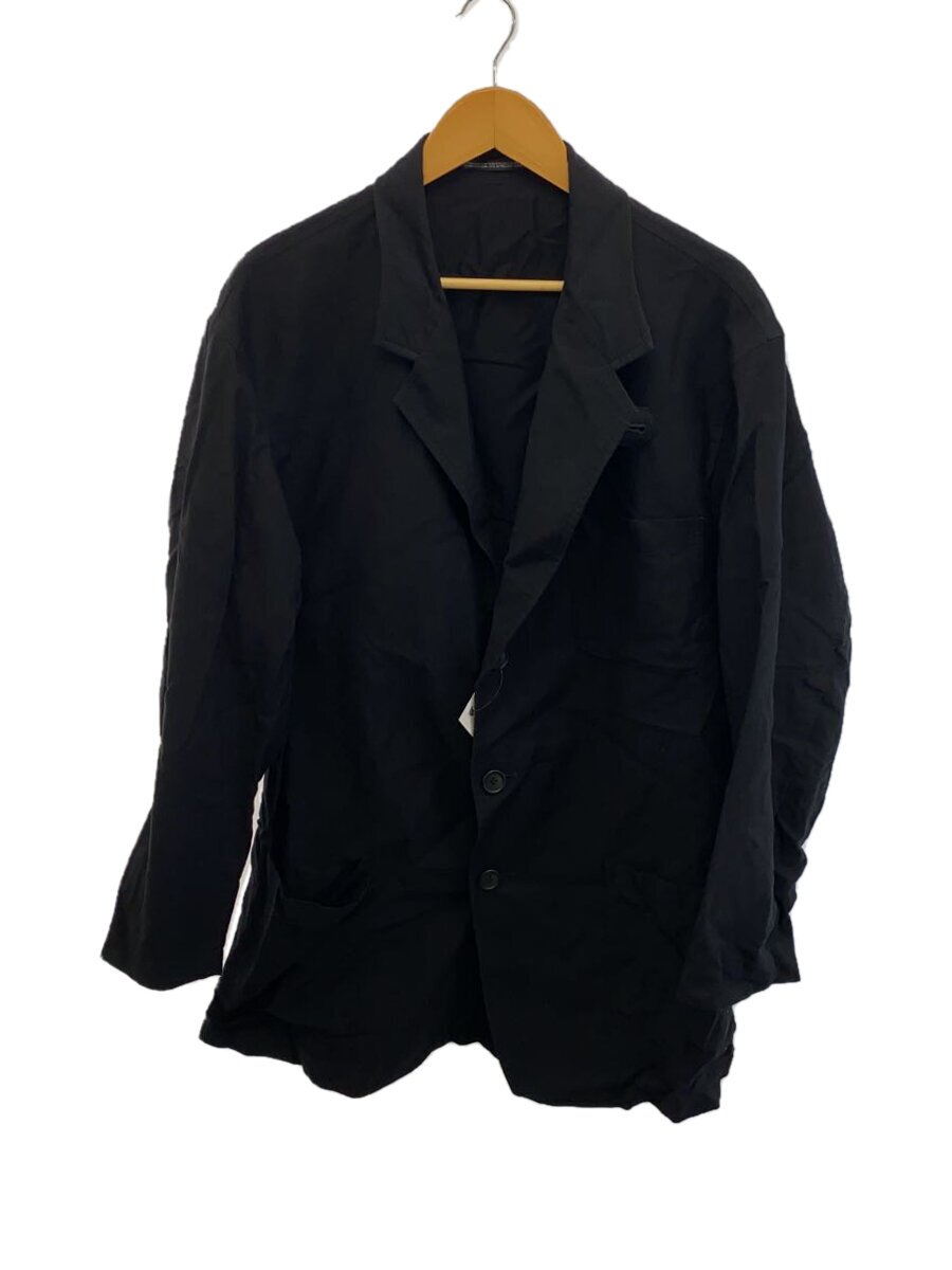 【中古】yohji yamamoto POUR HOMME◆厚地の外套/2/綿織物/BLK/HP-J04-002【メンズウェア】
