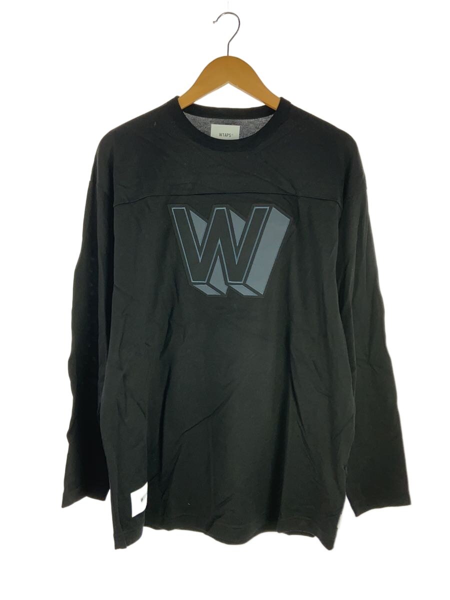 【中古】WTAPS◆25AW/JC LS RACO/3/綿織物/BLK/252ATDT-CSM18【メンズウェア】
