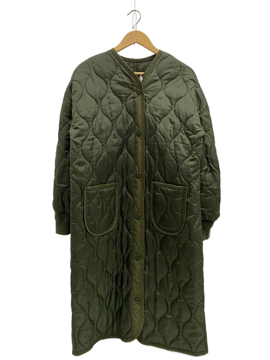【中古】patterntorso ◆厚地の外套/FREE/ナイロン/KHK/無地/YP-00031【レディース御召しもの】