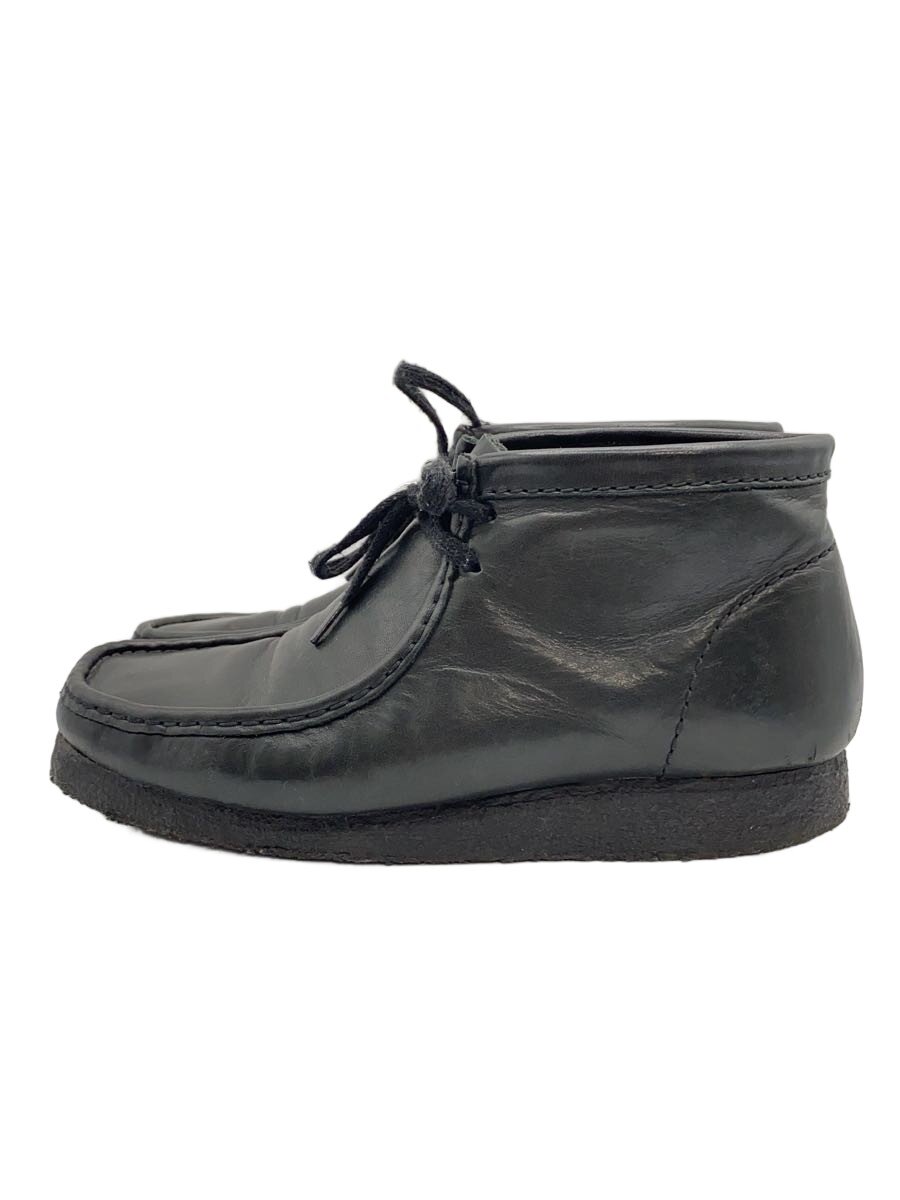 【中古】Clarks◆チャッカブーツ/26.5cm/BLK/レザー/61163361【シューズ】|2nd STREET 店