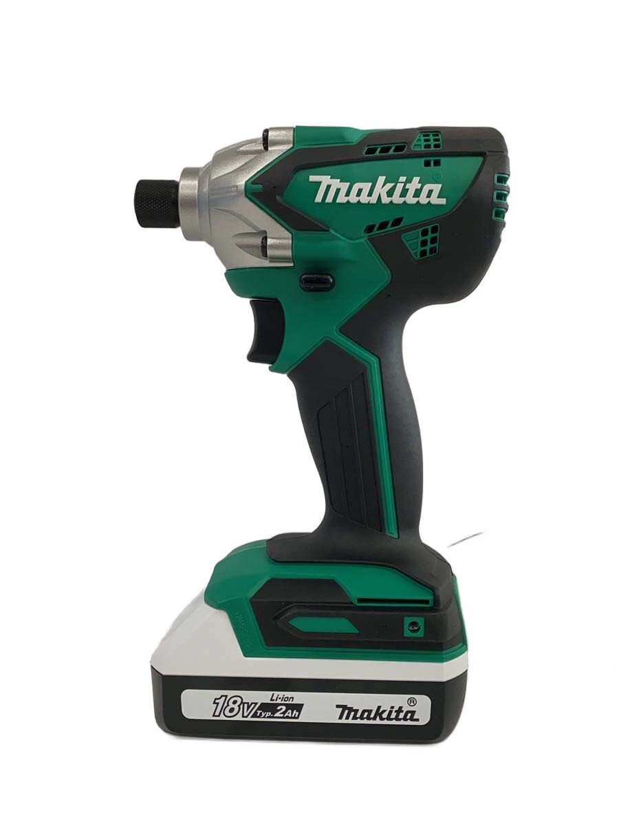 【中古】makita◆インパクトドライバー MTD002DSAX 2.0Ahバッテリx2 充電器DC18SG・ケース付【DIY用品】