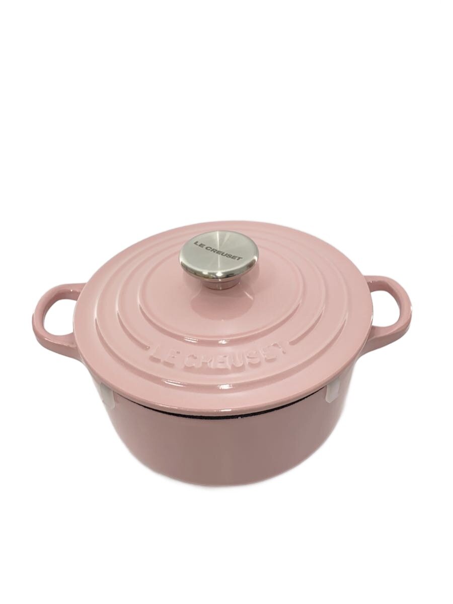 【中古】LE CREUSET◆鍋/大きさ:18糎/PNK【勝手もと設備】