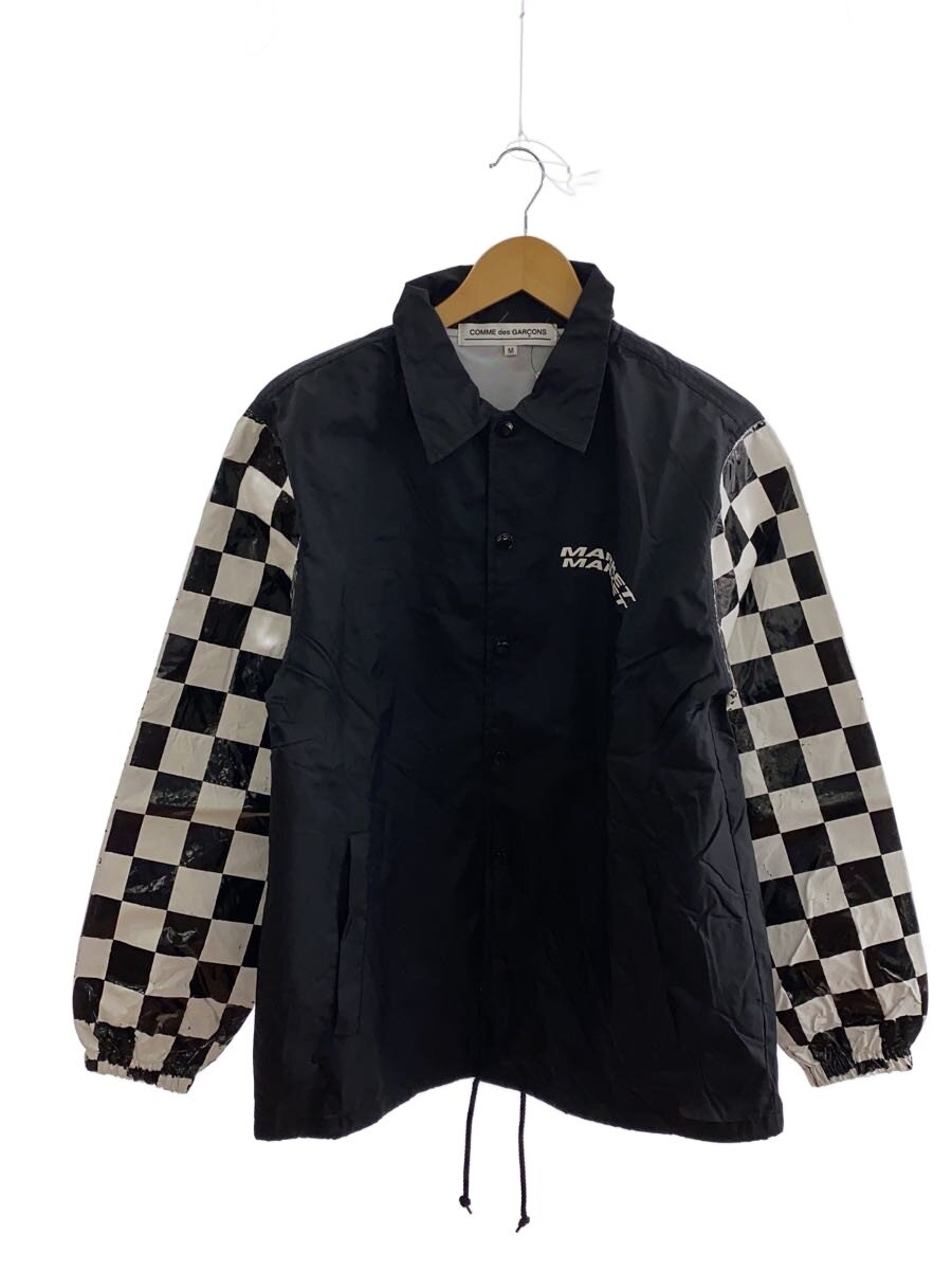 【中古】COMME des GARCONS◆ナイロンジャケット/M/ナイロン/BLK/プリント//【メンズウェア】|2nd STREET 店