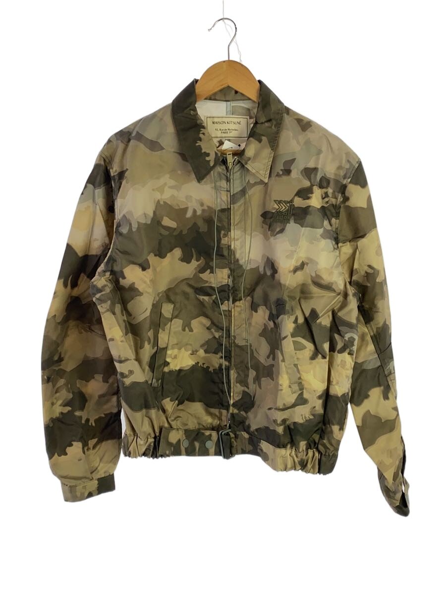 【中古】MAISON KITSUNE◆ELASTICATED BLOUSON/ブルゾン/S/ナイロン/KHK/カモフラ/EM02216WQ4004【メンズウェア】｜2ｎｄ STREET 店