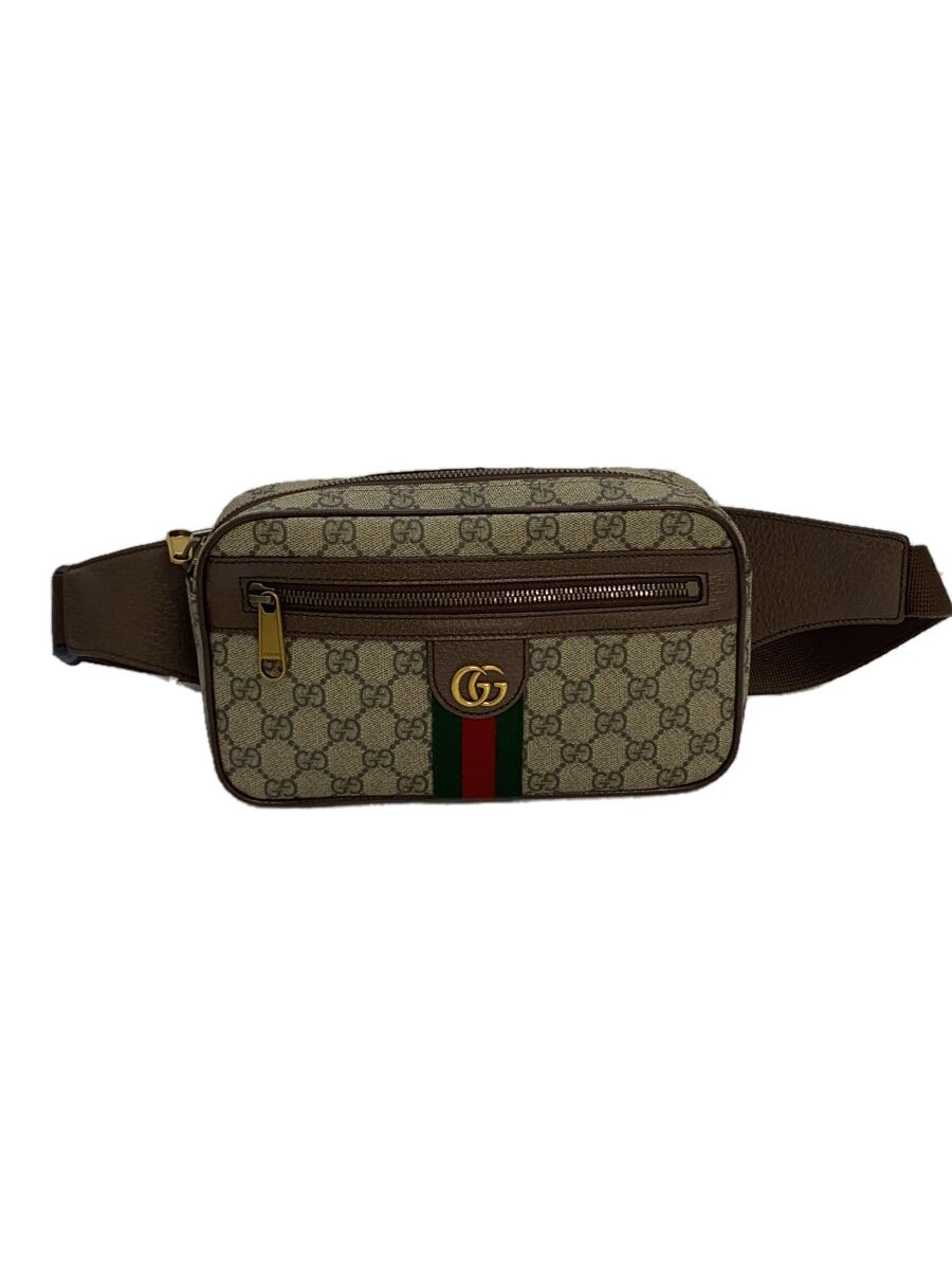 【中古】GUCCI◆GUCCI グッチ オフィデシア/スモール胴締め/ショルダーバッグ/PVC/CML/総柄/574796【御徒面子】