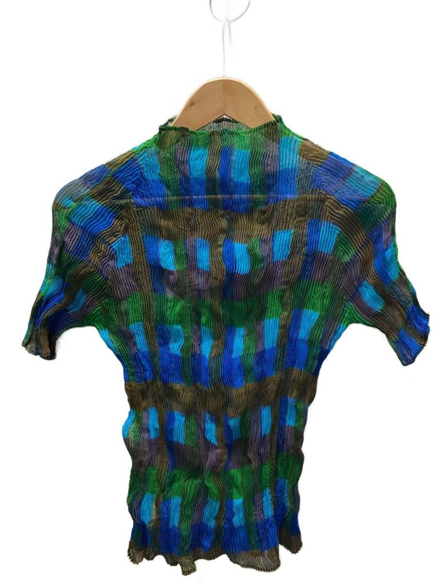 【中古】ISSEY MIYAKE◆半袖カットソー/3/ポリエステル/マルチ色合い/読み合わせる/IM04FJ927//【レディースお召しもの】