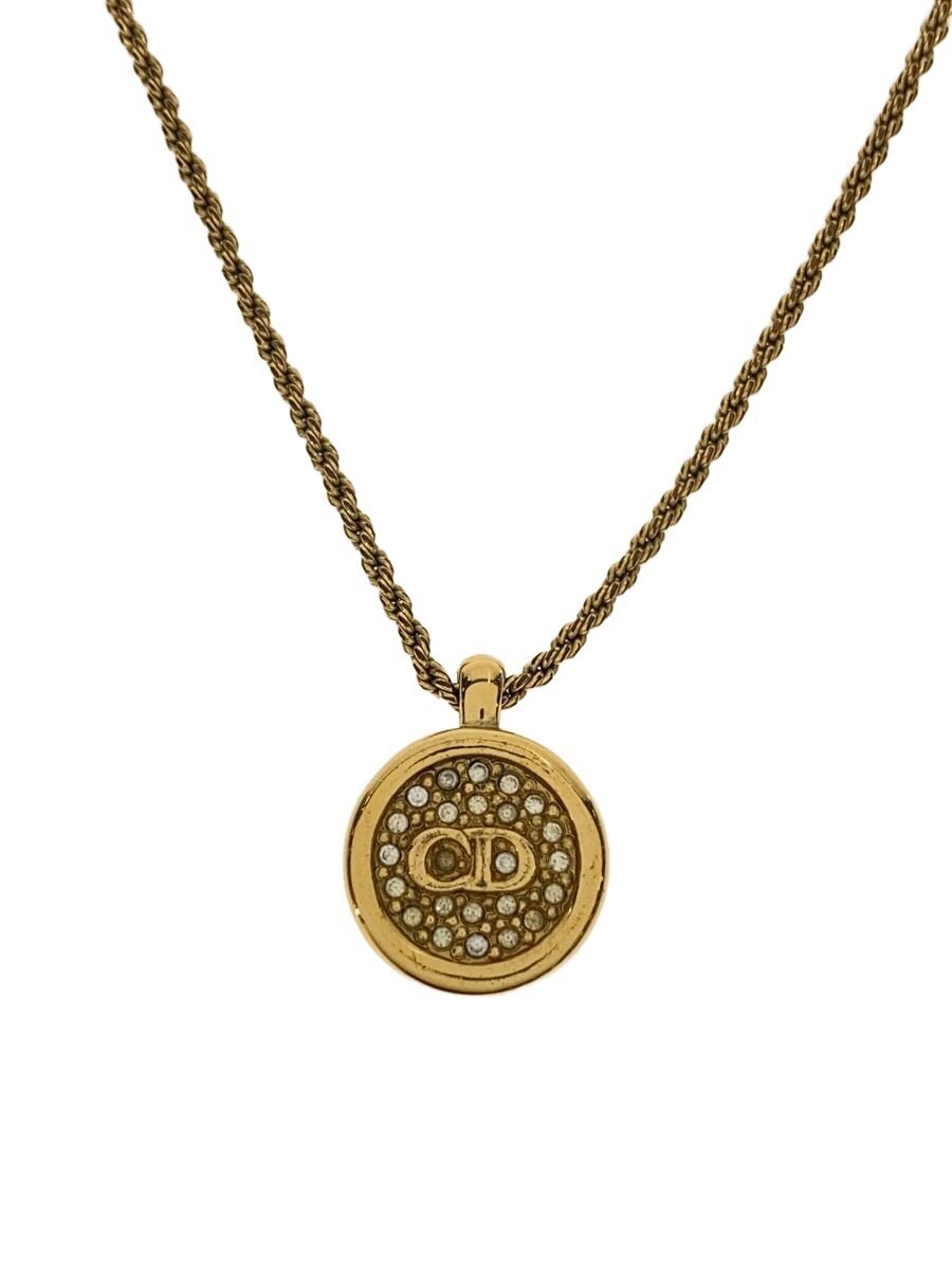 【中古】Christian Dior◆首飾り/石ころ/GLD/とっ始め有/レディース//【服飾雑貨他】